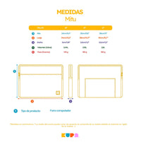 Forro Laptop Manchas Niebla